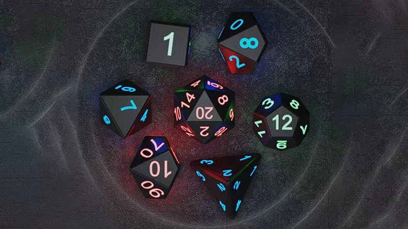 Rechargeable Flash Dice